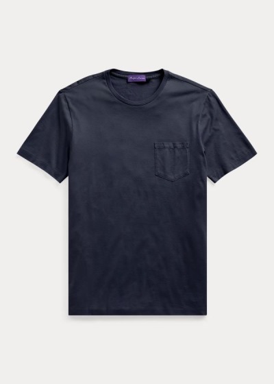 Playeras Ralph Lauren Hombre Azul Marino - Relaxed Fit Pocket - PRISZ7803